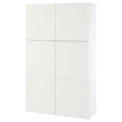 IKEA BESTÅ(694.216.87) поєднання з дверима, білий / Västerviken білий